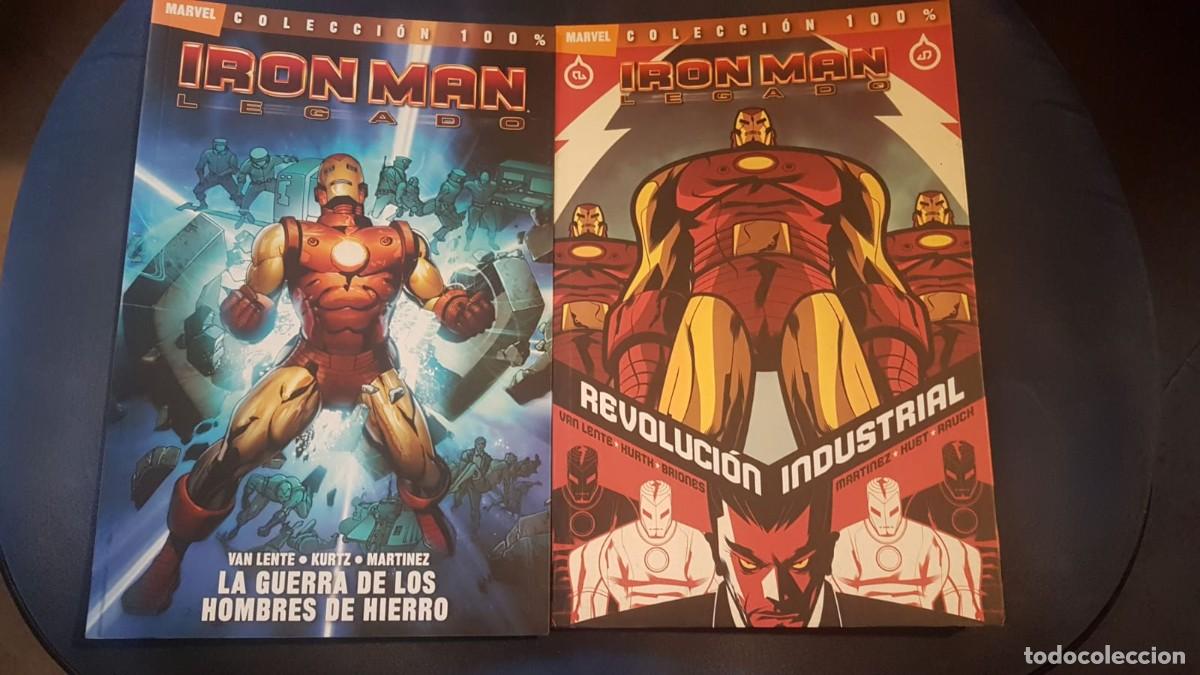 C&oacute;mics: IRON MAN: LEGADO (OBRA COMPLETA 2 TOMOS) - PANINI - Foto 1