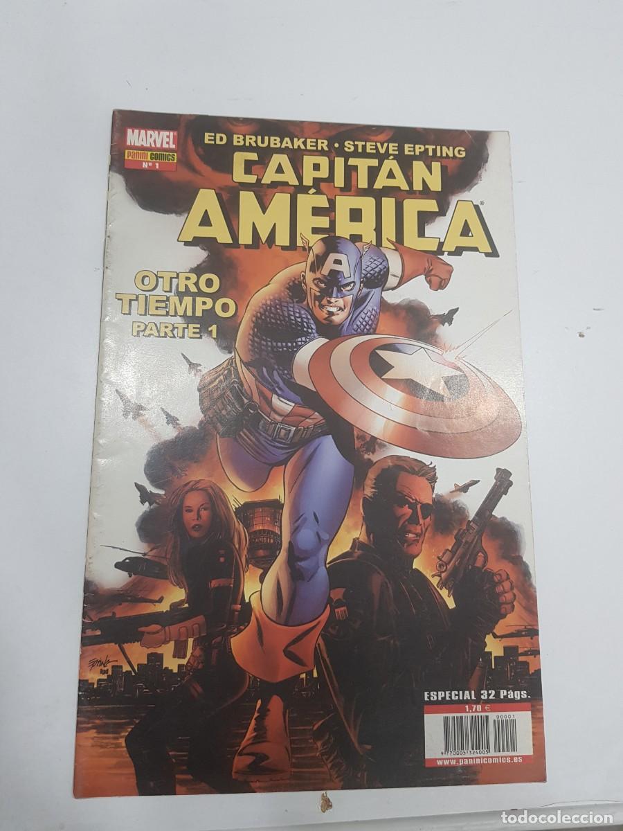 C&oacute;mics: Comic Capitan america Panini comics Marvel n&ordm;1 otro tiempo parte 1 - Foto 1