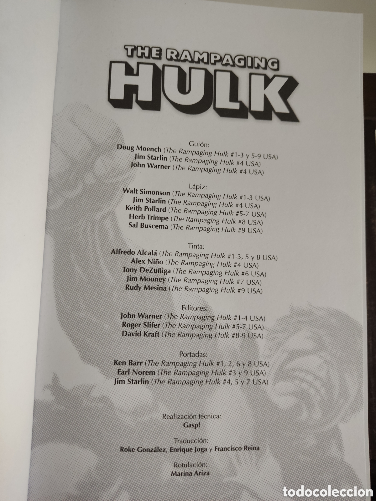 C&oacute;mics: The rampaging Hulk/ Marvel Limited Edition/ Panini 2014 - Foto 5