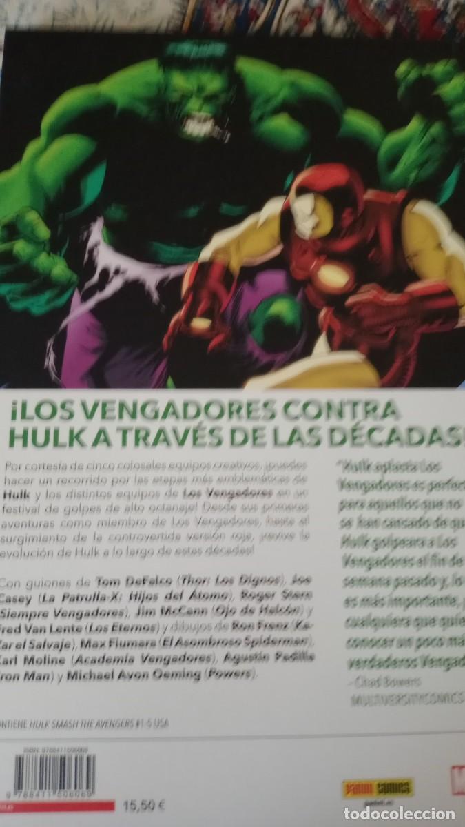 C&oacute;mics: HULK APLASTA A LOS VENGADORES. PANINI - Foto 2