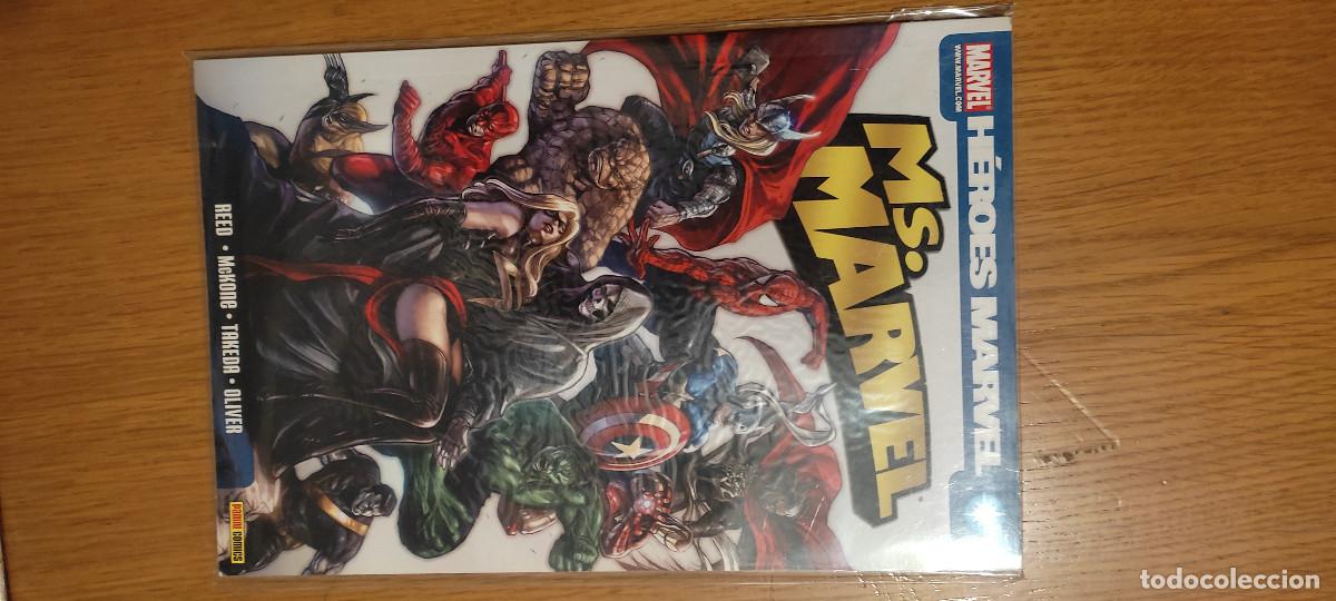 C&oacute;mics: MS MARVEL OSCURA 3 HEROES MARVEL PANINI con Spiderman - Foto 1