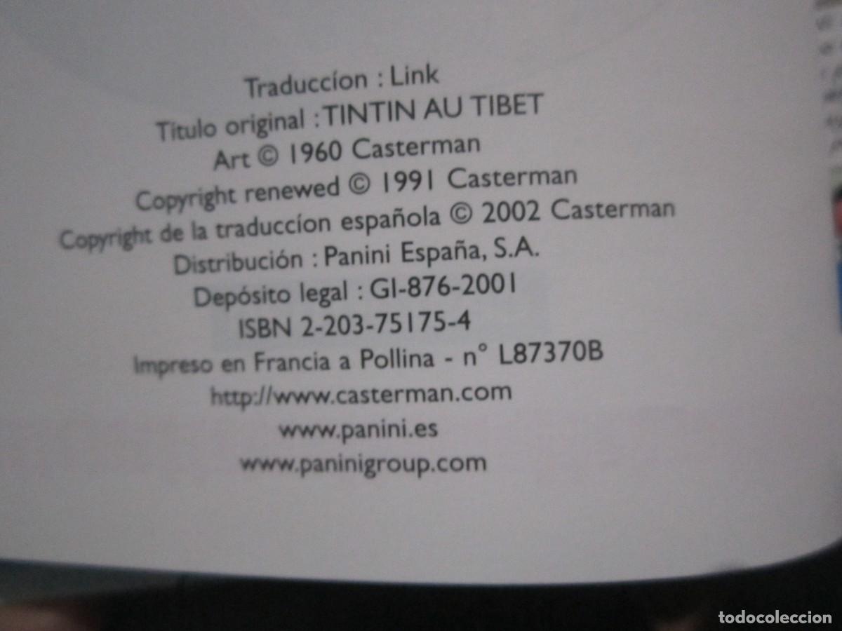 C&oacute;mics: TINT&Iacute;N EN EL T&Iacute;BET. CASTERMAN. 2002 L46 4 - Foto 7