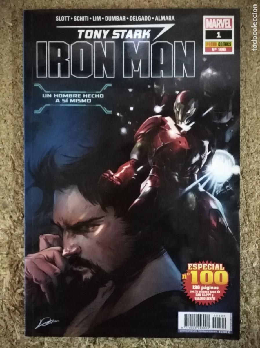 C&oacute;mics: Tony Stark.Iron Man 100.Marvel.Panini Comics - Foto 1