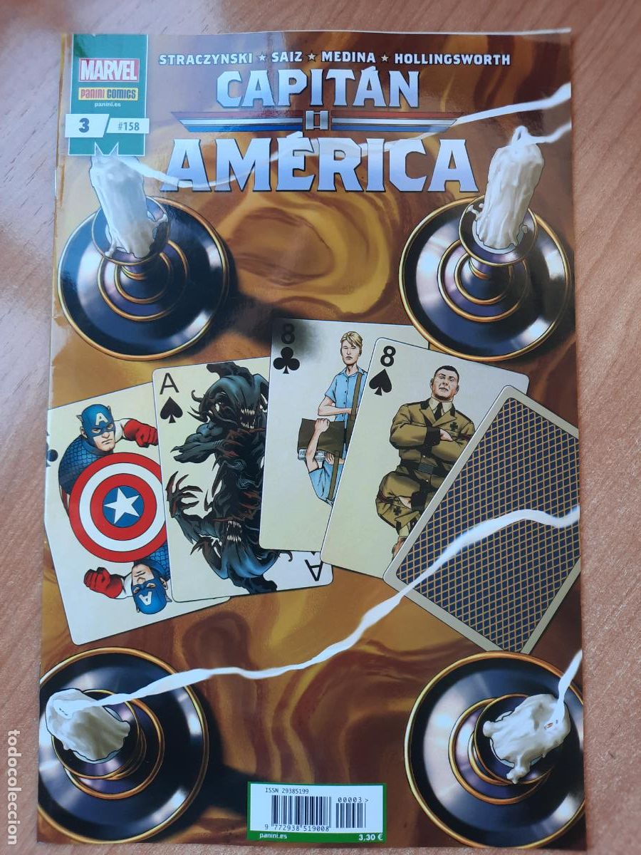 C&oacute;mics: CAPIT&Aacute;N AM&Eacute;RICA N&ordm; 3/158 - ED. PANINI MARVEL - Foto 1