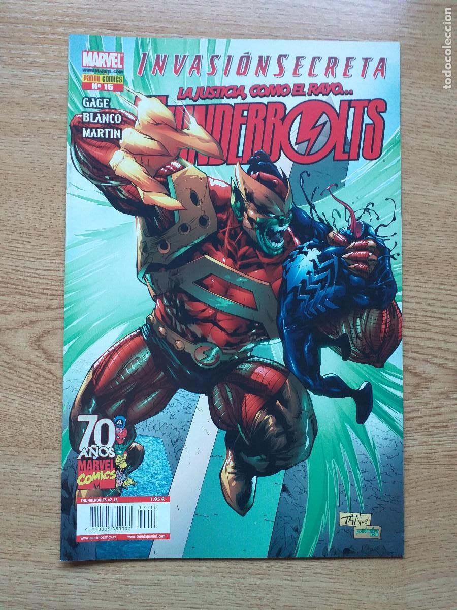 C&oacute;mics: THUNDERBOLTS - N&ordm; 15 - INVASION SECRETA - PANINI - Foto 1