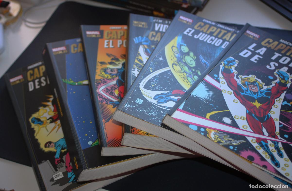 C&oacute;mics: Capit&aacute;n Marvel (Marvel Gold ) Colecci&oacute;n completa de 6 tomos . - Foto 3