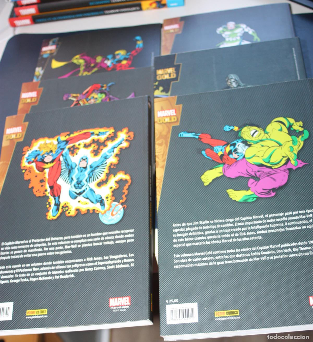 C&oacute;mics: Capit&aacute;n Marvel (Marvel Gold ) Colecci&oacute;n completa de 6 tomos . - Foto 4