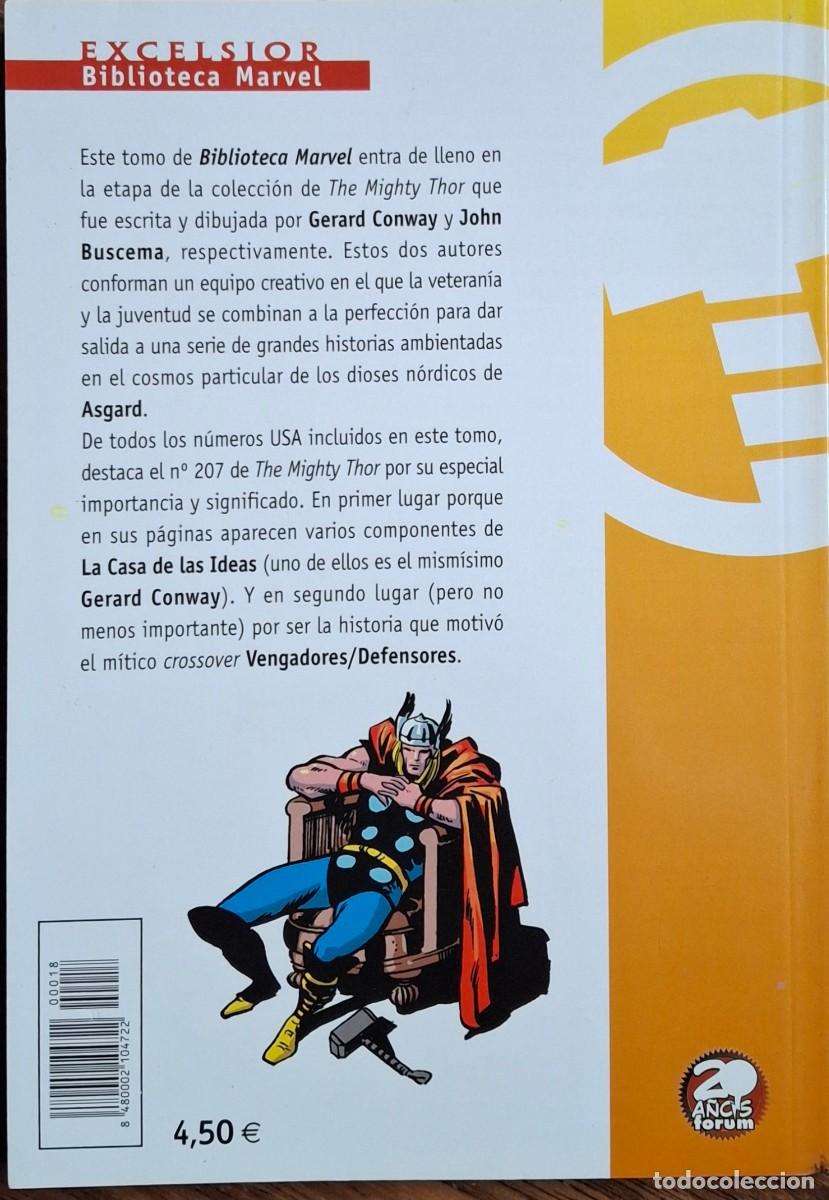 C&oacute;mics: El Poderoso Thor #18 - Biblioteca Marvel - Excelsior - Foto 3