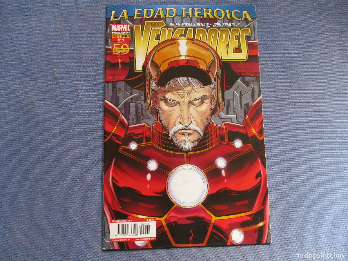 Comics: MARVEL / LOS VENGADORES N.º 4 AÑO I 2011 LA EDAD HEROICA de BRIAN MICHAEL BENDIS & JOHN ROMITA JR.