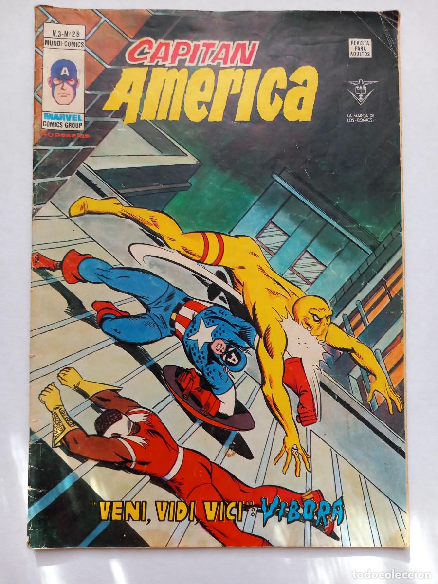 C&oacute;mics: CAPITAN AMERICA MUNDI COMICS MARVEL V3 NUM 28 - Foto 1