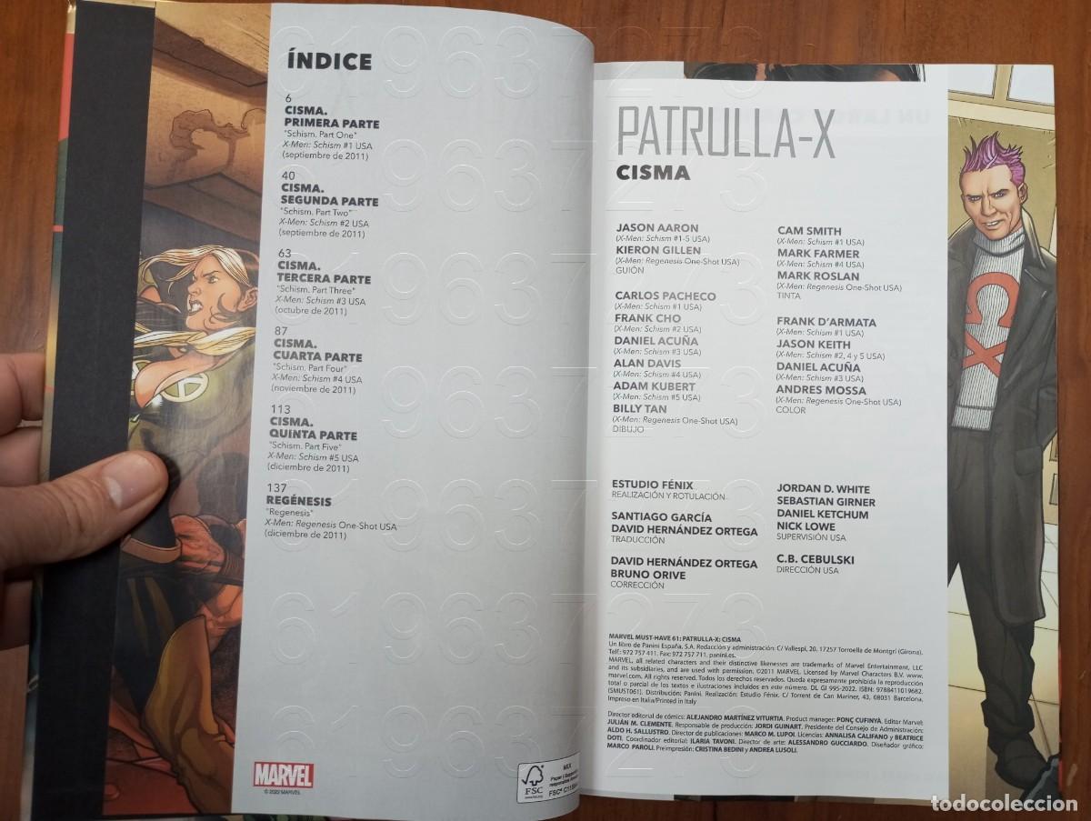 C&oacute;mics: PATRULLA X CISMA MARVEL MUST HAVE PANINI COMIC1 - Foto 5