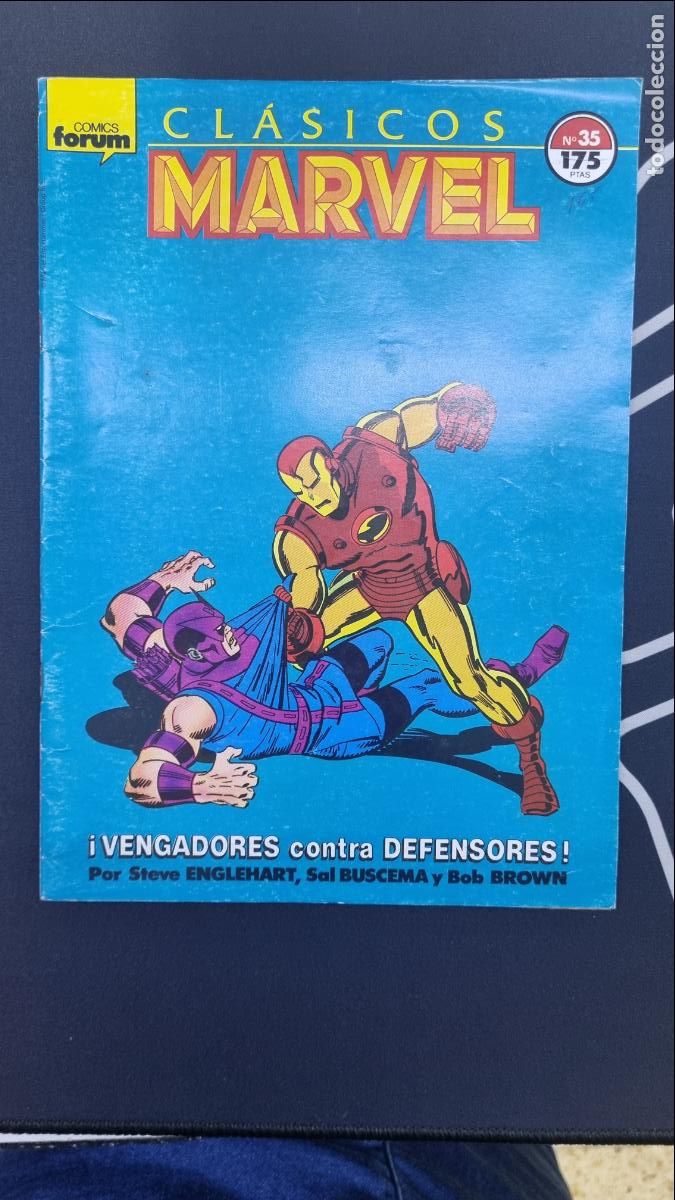 C&oacute;mics: Cl&aacute;sicos MARVEL, N&ordm; 35, 175 Ptas, Comics Forum, a&ntilde;o 1991 - Foto 1