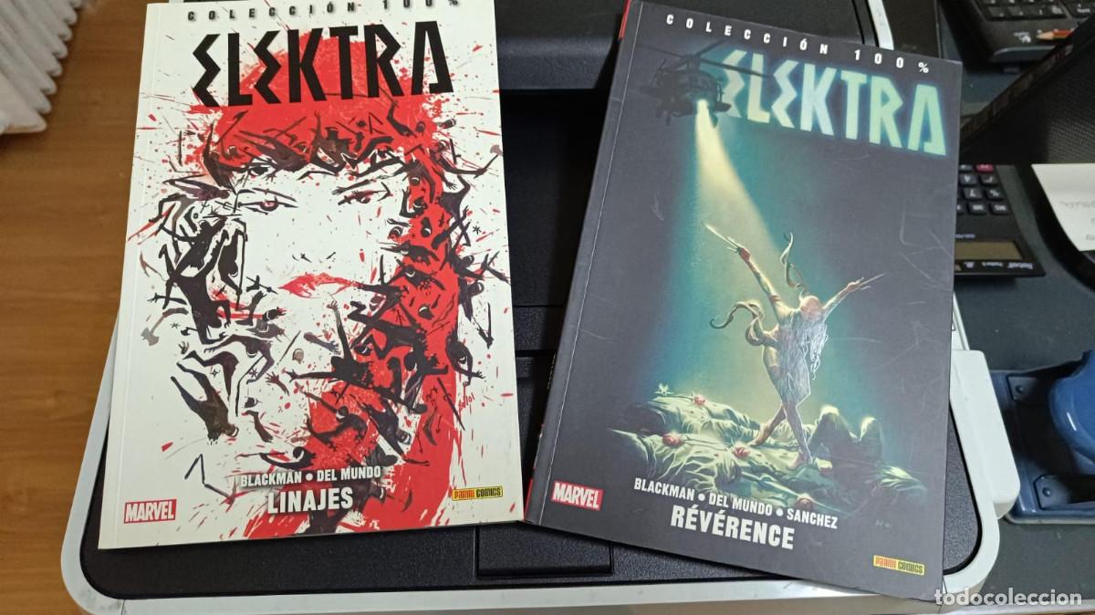 C&oacute;mics: ELEKTRA 100% MARVEL COLECCION COMPLETA TOMOS 1 Y 2 - LINAJES - REVERENCE (PANINI) - Foto 1