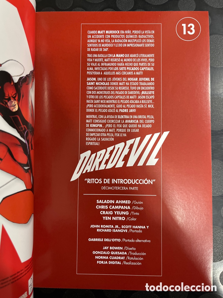 C&oacute;mics: DAREDEVIL N.60 / 13 RITOS DE INTRODUCCI&Oacute;N ( 2019/&hellip; ) - Foto 3