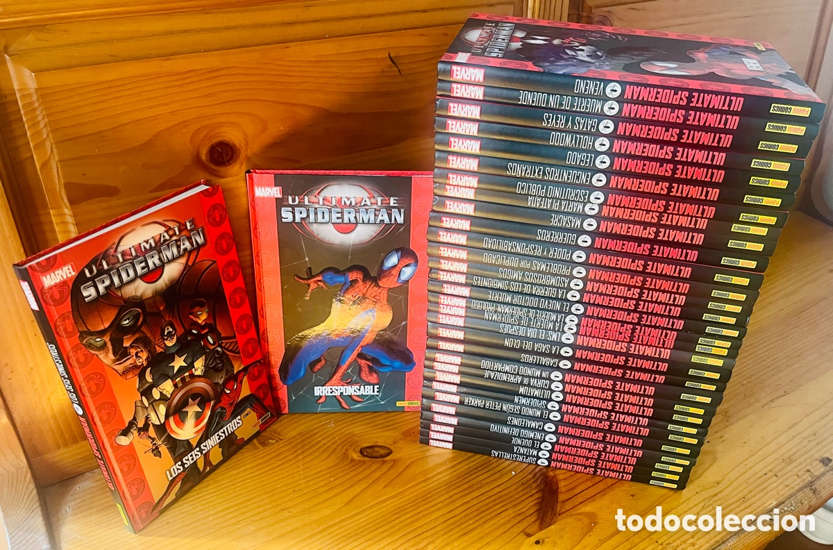 C&oacute;mics: COLECCI&Oacute;N ULT&Iacute;MATE SPIDERMAN, 32 EJEMPLARES, (PANINI MARVEL), NUEVA!!! - Foto 1