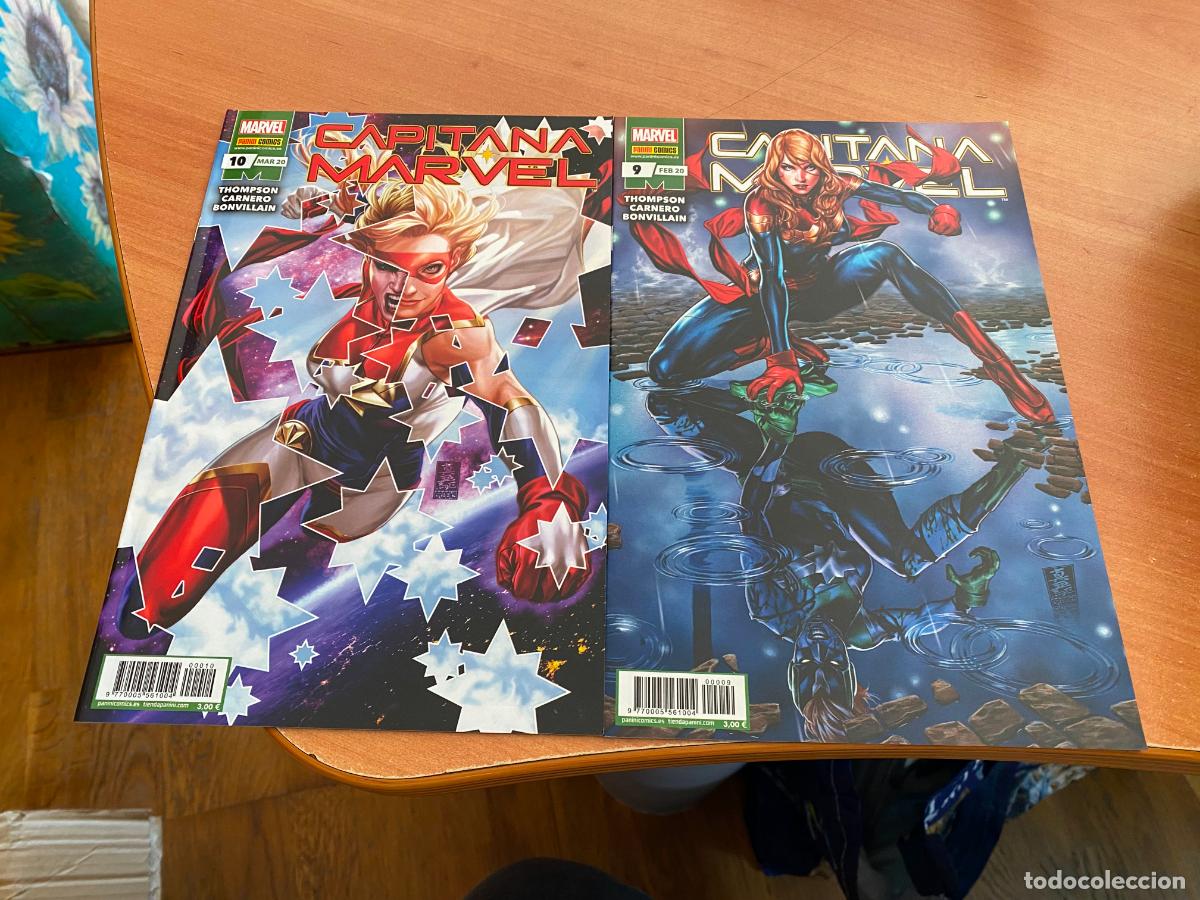 C&oacute;mics: CAPITANA MARVEL. LOTE N&ordm; 9 Y 10 (PANINI) (COB252) - Foto 1