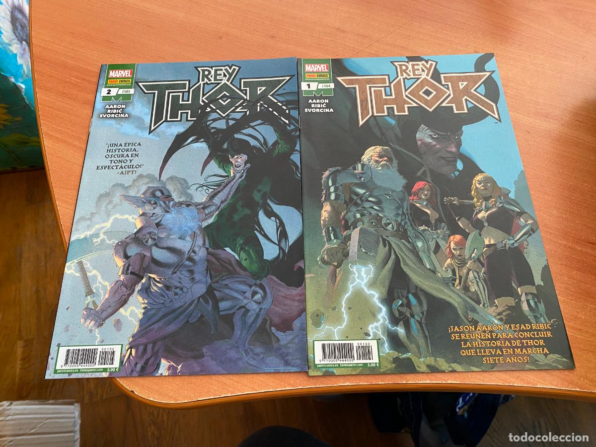 C&oacute;mics: REY THOR. LOTE N&ordm; 1 Y 2 (PANINI) (COB252) - Foto 1