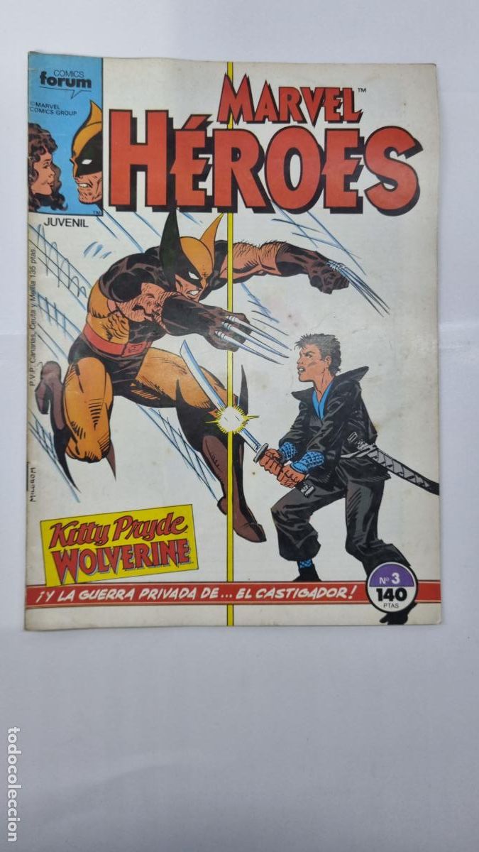 C&oacute;mics: Marvel H&eacute;roes, n&ordm; 3 (140 Ptas), forum comics, 1987 - Foto 1