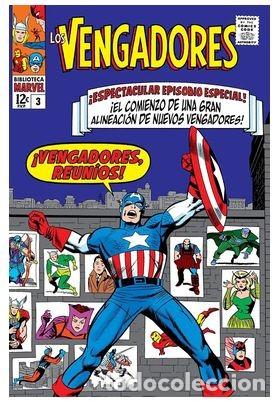 C&oacute;mics: BIBLIOTECA MARVEL LOS VENGADORES 3 1965 - Foto 1