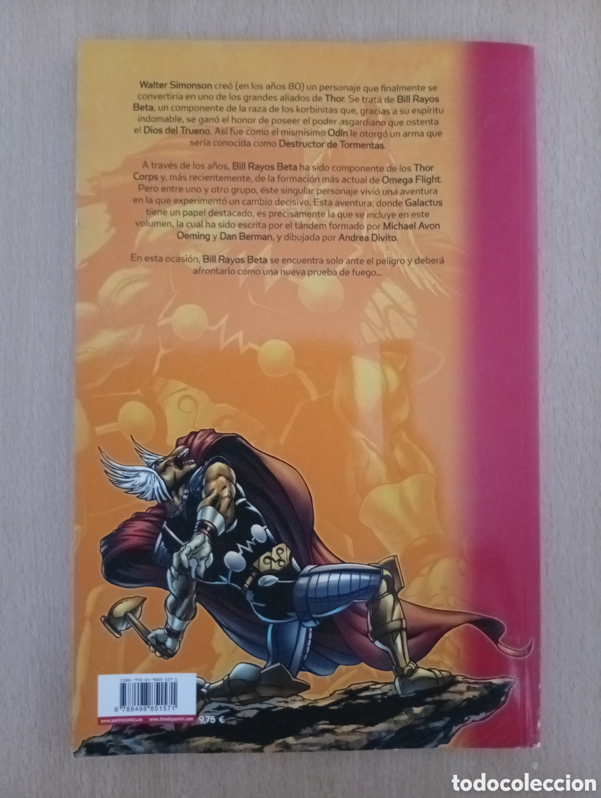 C&oacute;mics: DESTRUCTOR DE TORMENTAS. SAGA BILL RAYOS BETA. Oeming / Berman / Divito / Villari - Foto 2