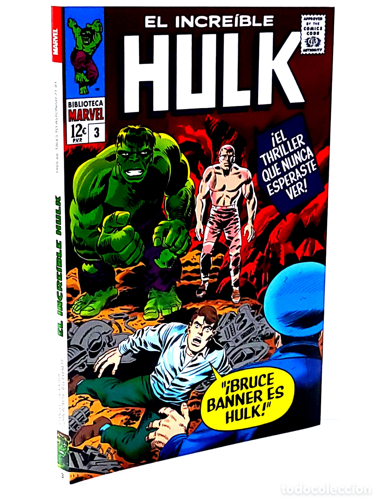 C&oacute;mics: DE KIOSCO BIBLIOTECA MARVEL 17 EL INCREIBLE HULK 3 PANINI COMICS - Foto 1