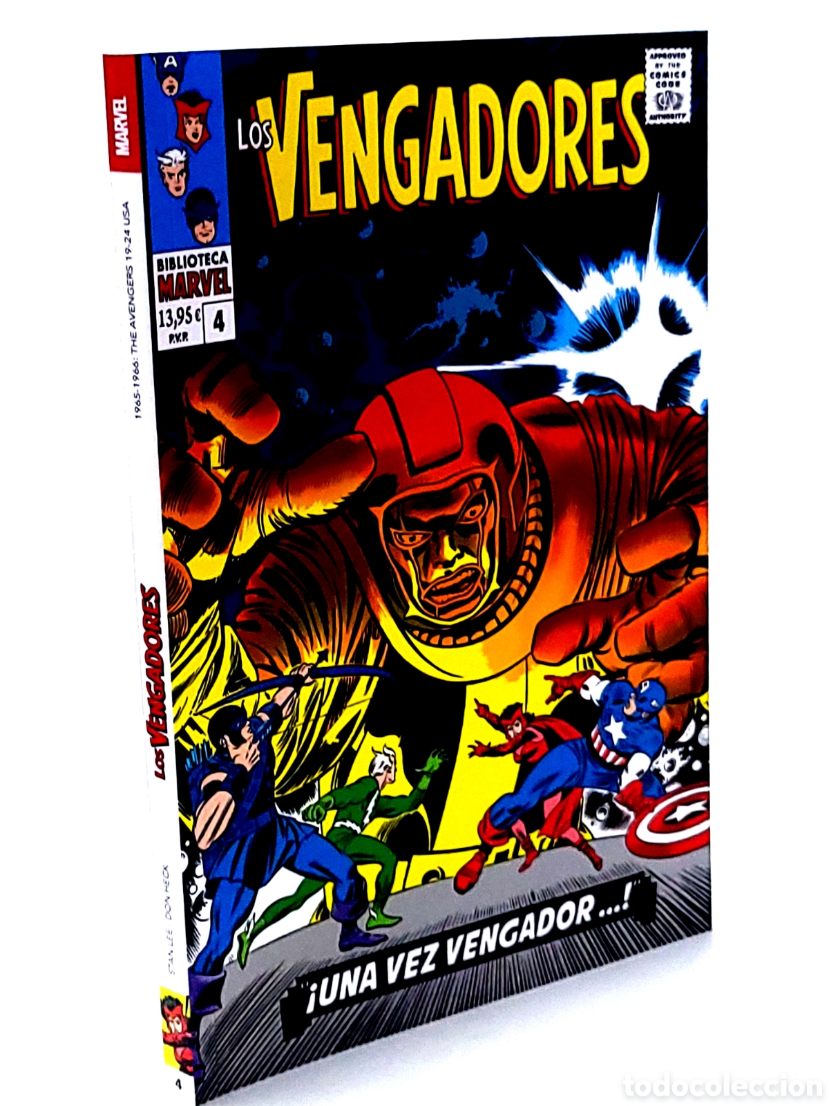 C&oacute;mics: DE KIOSCO BIBLIOTECA MARVEL 41 LOS VENGADORES 4 PANINI COMICS - Foto 1