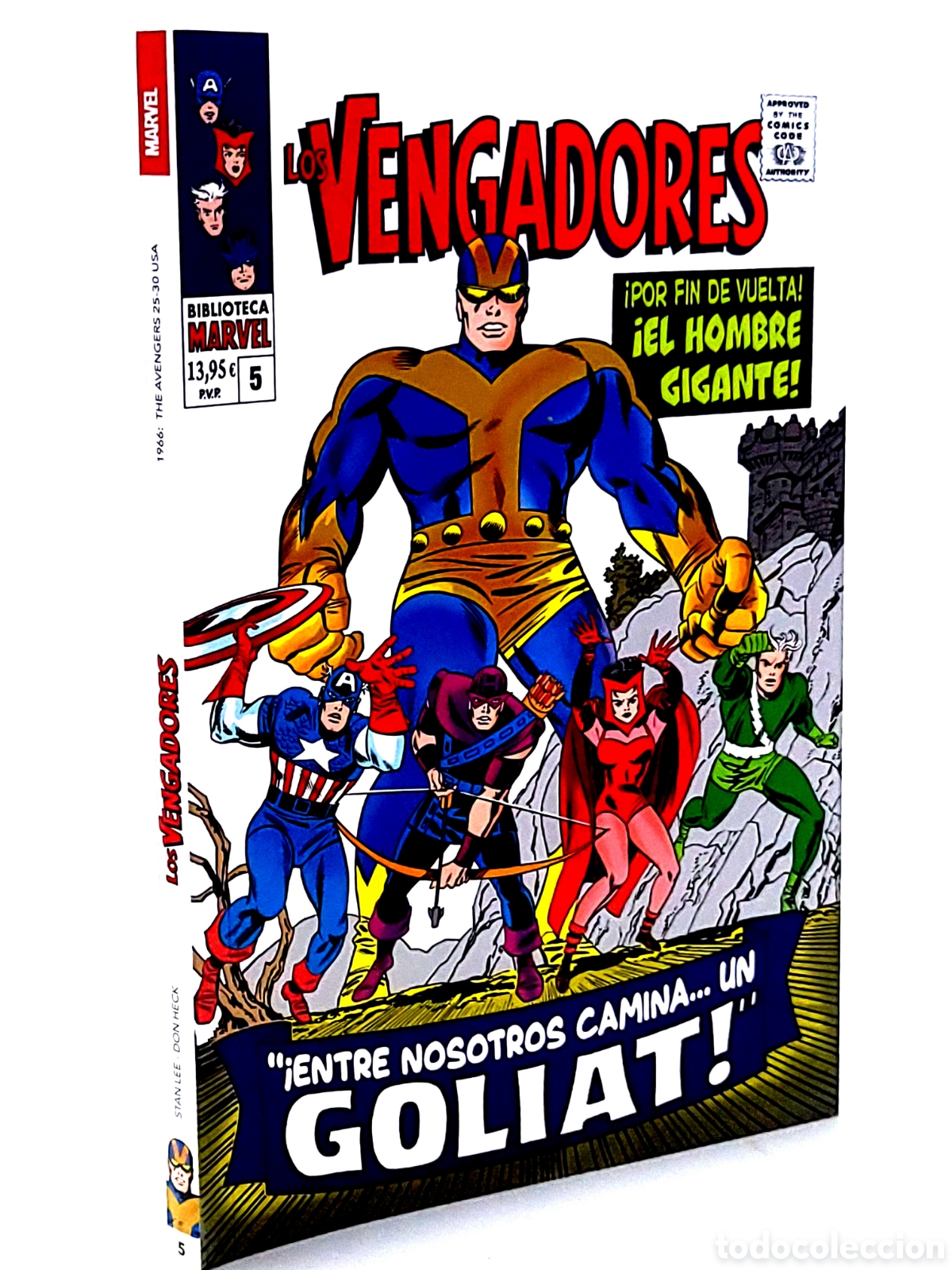 C&oacute;mics: DE KIOSCO BIBLIOTECA MARVEL 51 LOS VENGADORES 5 PANINI COMICS - Foto 1