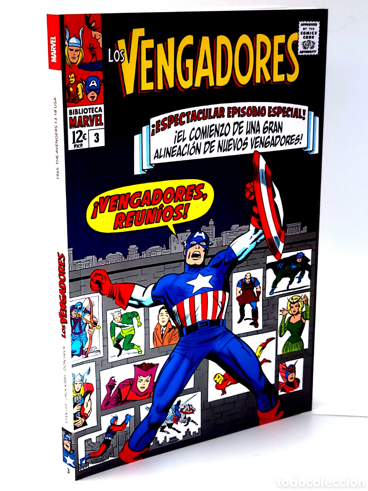 C&oacute;mics: DE KIOSCO BIBLIOTECA MARVEL 29 LOS VENGADORES 3 PANINI COMICS - Foto 1