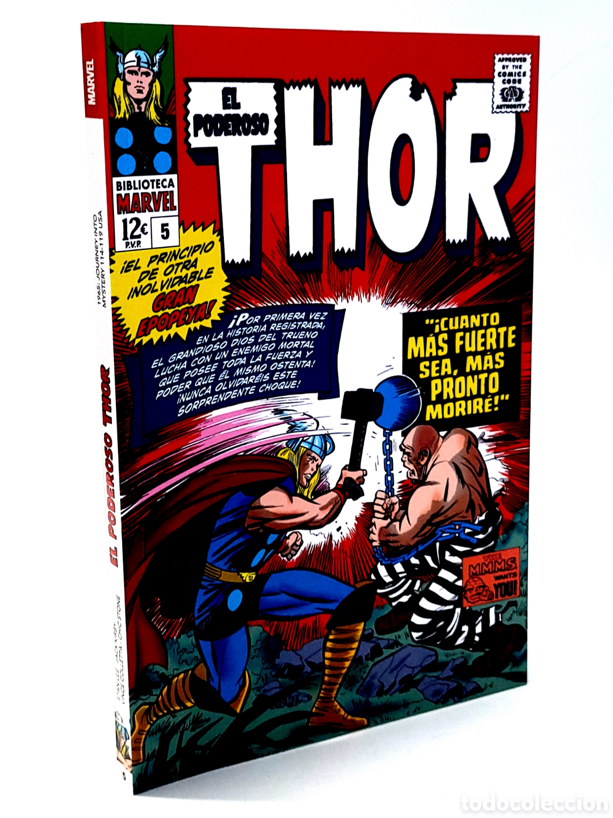 C&oacute;mics: EXCELENTE ESTADO BIBLIOTECA MARVEL 33 EL PODEROSO THOR 5 PANINI COMICS - Foto 1