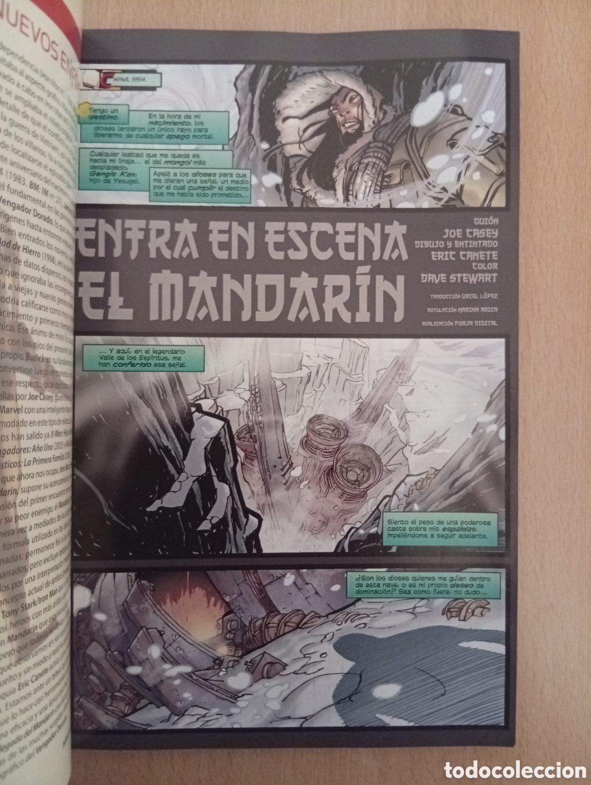 C&oacute;mics: IRON MAN. LA LLEGADA DEL MANDAR&Iacute;N. Casey / Canete / Stewart - Foto 7