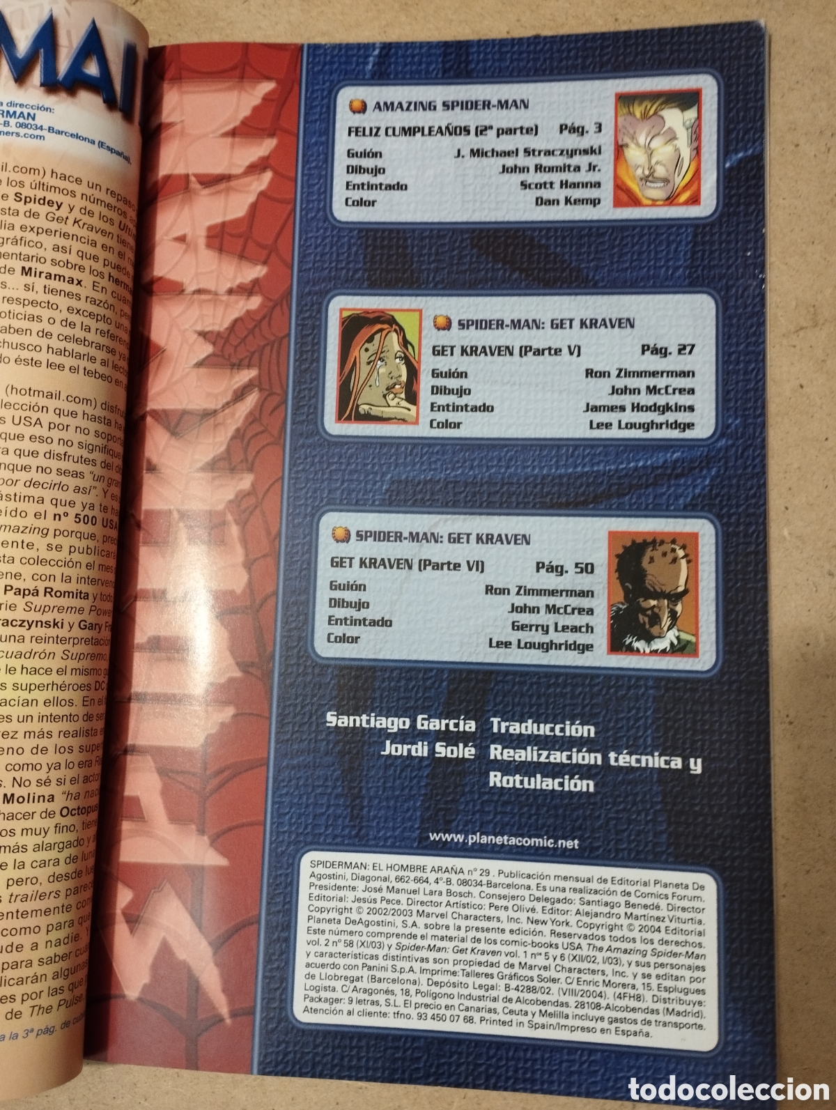 C&oacute;mics: SPIDERMAN : EL HOMBRE ARA&Ntilde;A N&ordm; 29 (MARVEL COMICS) - Foto 2