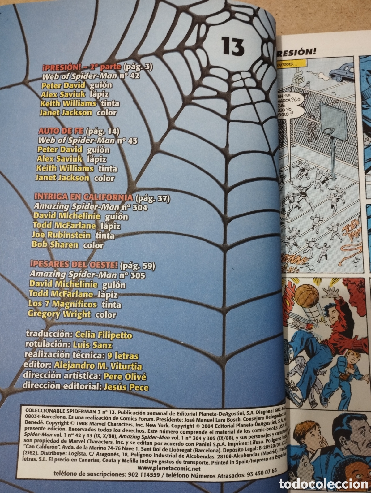 C&oacute;mics: SPIDERMAN 2 N&ordm; 13: AUTO DE FE (MARVEL COMICS) - Foto 3