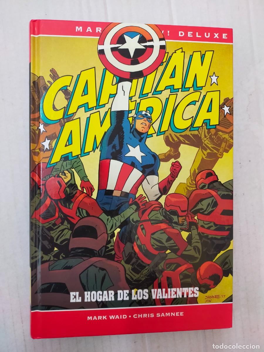 C&oacute;mics: CAPIT&Aacute;N AM&Eacute;RICA: EL HOGAR DE LOS VALIENTES, de Waid y Samnee. MARVEL DELUXE - Foto 1