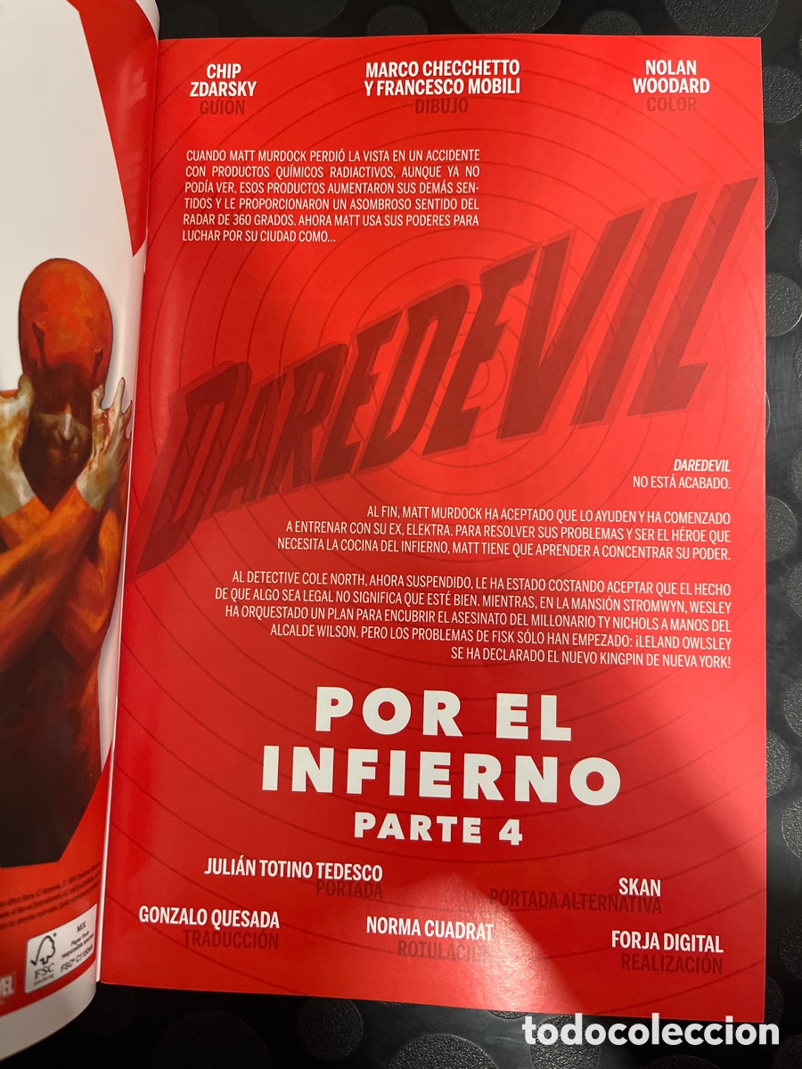 C&oacute;mics: DAREDEVIL N.8 POR EL INFIERNO ( 2019/&hellip; ) - Foto 3