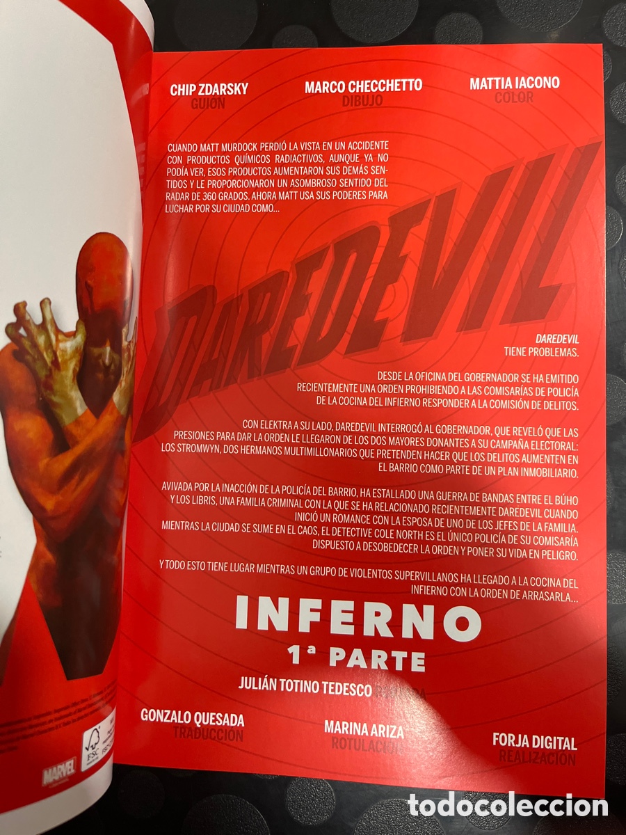 C&oacute;mics: DAREDEVIL N.11 INFERNO ( 2019/&hellip; ) - Foto 3