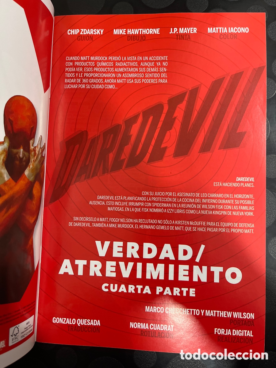 C&oacute;mics: DAREDEVIL N.17 VERDAD ATREVIMIENTO ( 2019/&hellip; ) - Foto 3