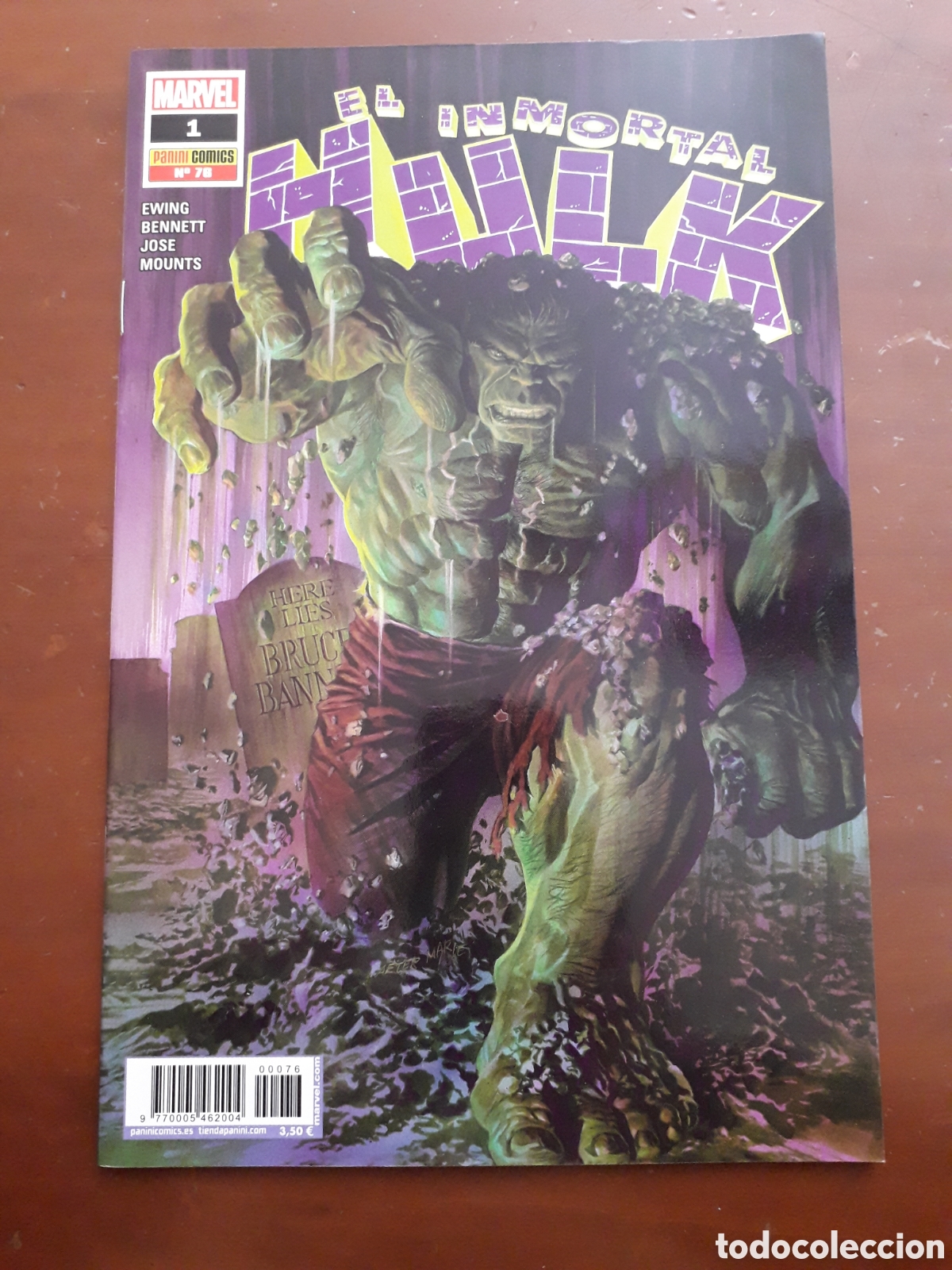 C&oacute;mics: INMORTAL HULK N&Uacute;MERO 1/ 76. EXCELENTE ESTADO - Foto 1