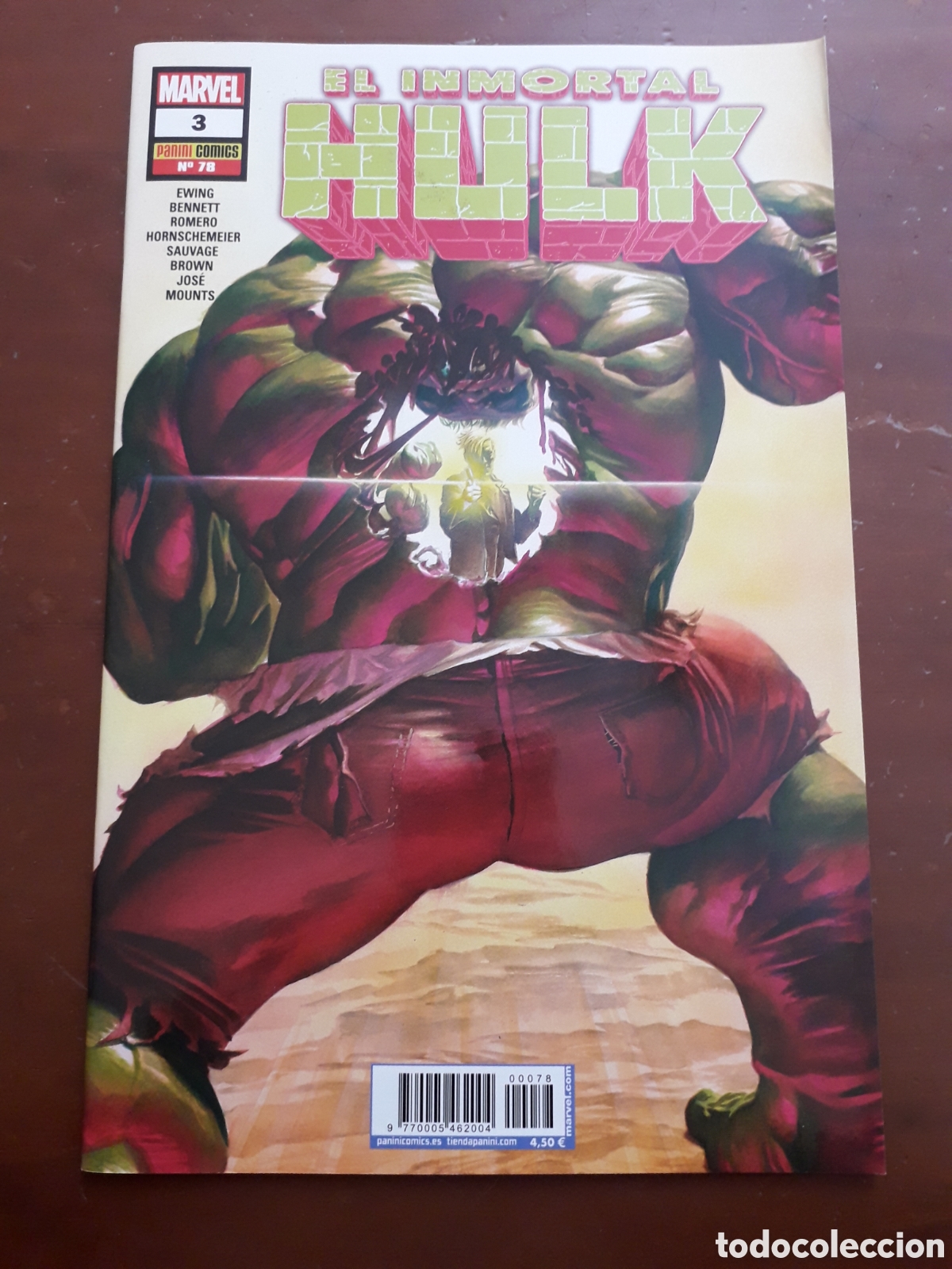 C&oacute;mics: INMORTAL HULK N&Uacute;MERO 3 / 78. EXCELENTE ESTADO - Foto 1