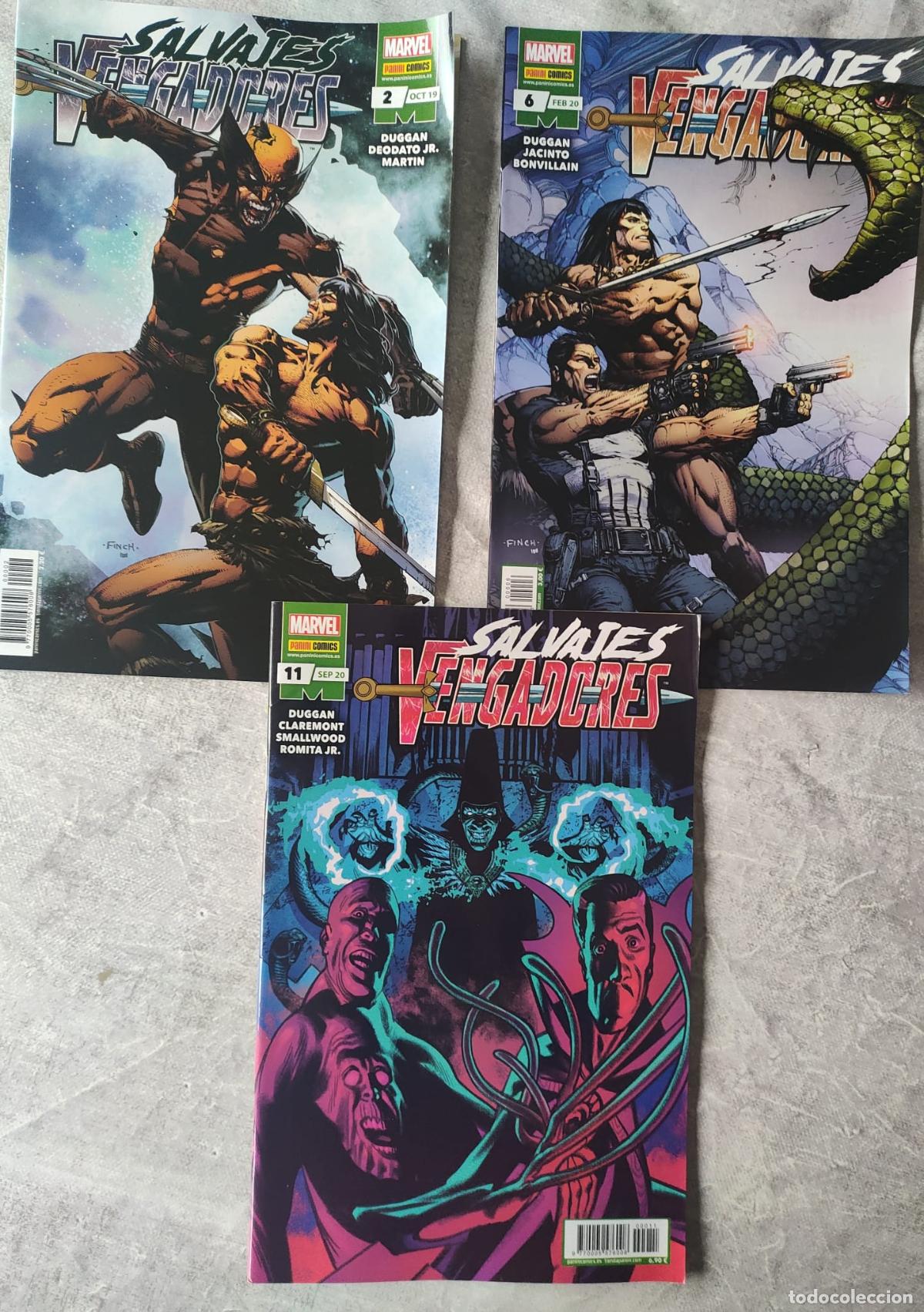 C&oacute;mics: VENGADORES SALVAJES NUMEROS 2,6,11 - Foto 1