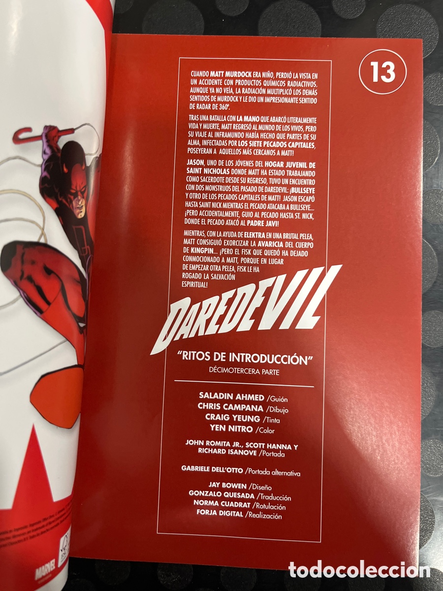 C&oacute;mics: DAREDEVIL N.60 / 13 RITOS DE INTRODUCCI&Oacute;N ( 2019/&hellip; ) - Foto 3