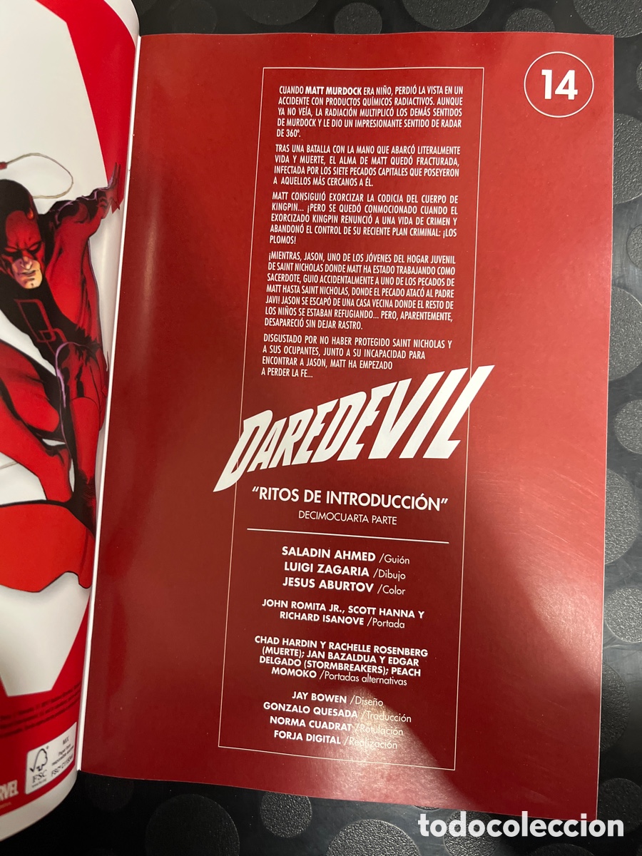 C&oacute;mics: DAREDEVIL N.61 / 14 RITOS DE INTRODUCCI&Oacute;N ( 2019/&hellip; ) - Foto 3