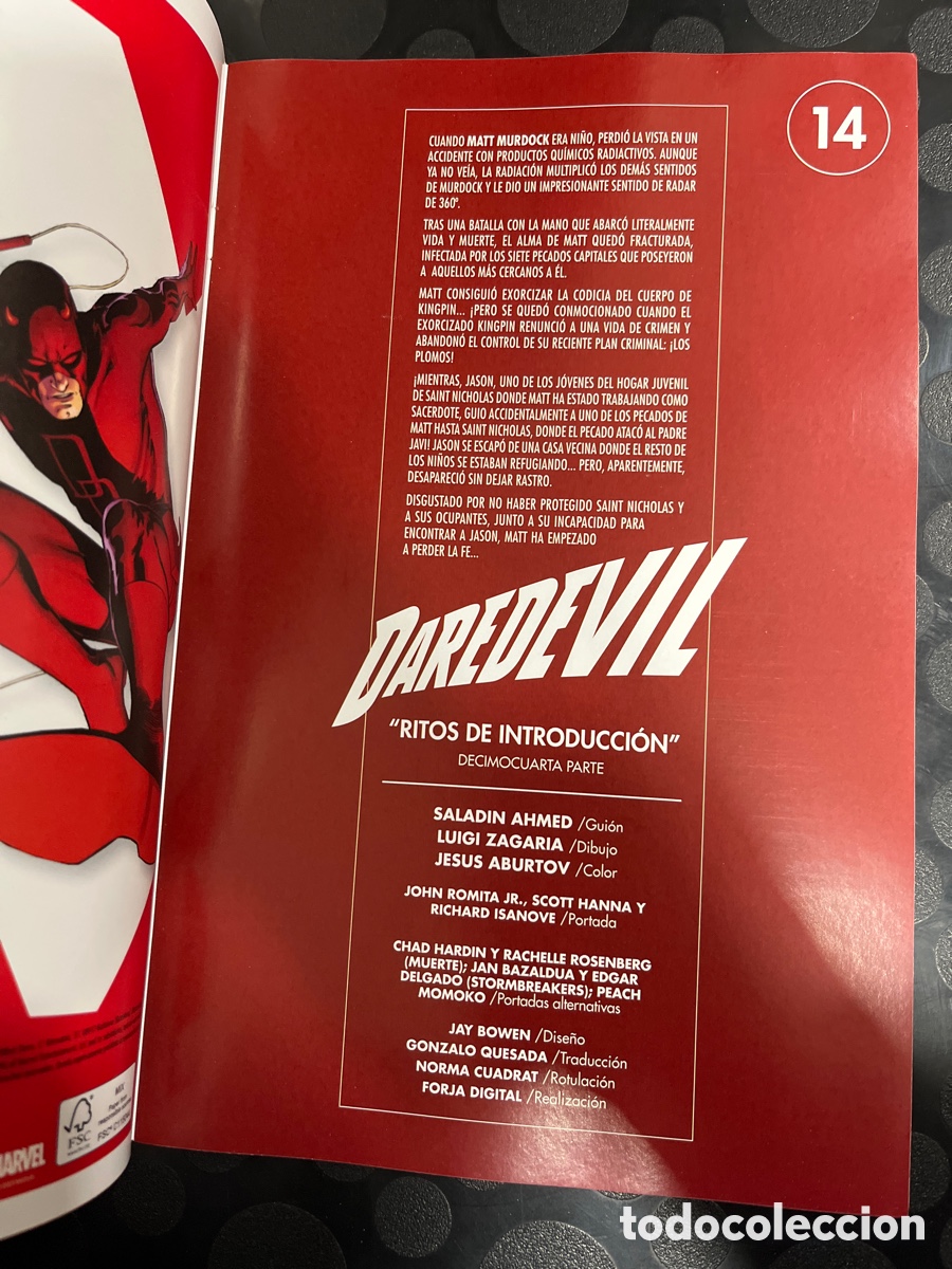 C&oacute;mics: DAREDEVIL N.61 / 14 RITOS DE INTRODUCCI&Oacute;N ( 2019/&hellip; ) - Foto 3