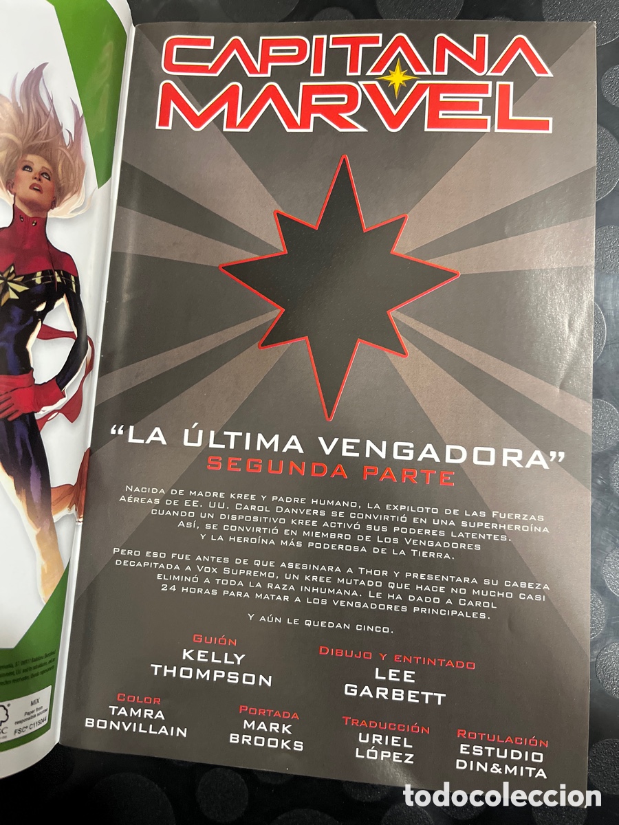 C&oacute;mics: CAPITANA MARVEL N.13 LA &Uacute;LTIMA VENGADORA ( 2019/2021 ) - Foto 3