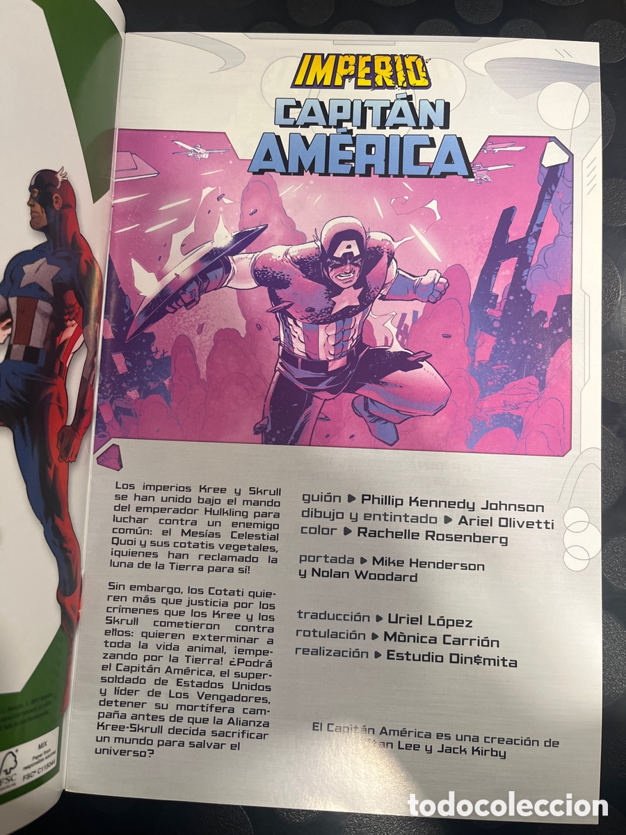 C&oacute;mics: IMPERIO N.1 CAPIT&Aacute;N AM&Eacute;RICA ( 2020 ) - Foto 3