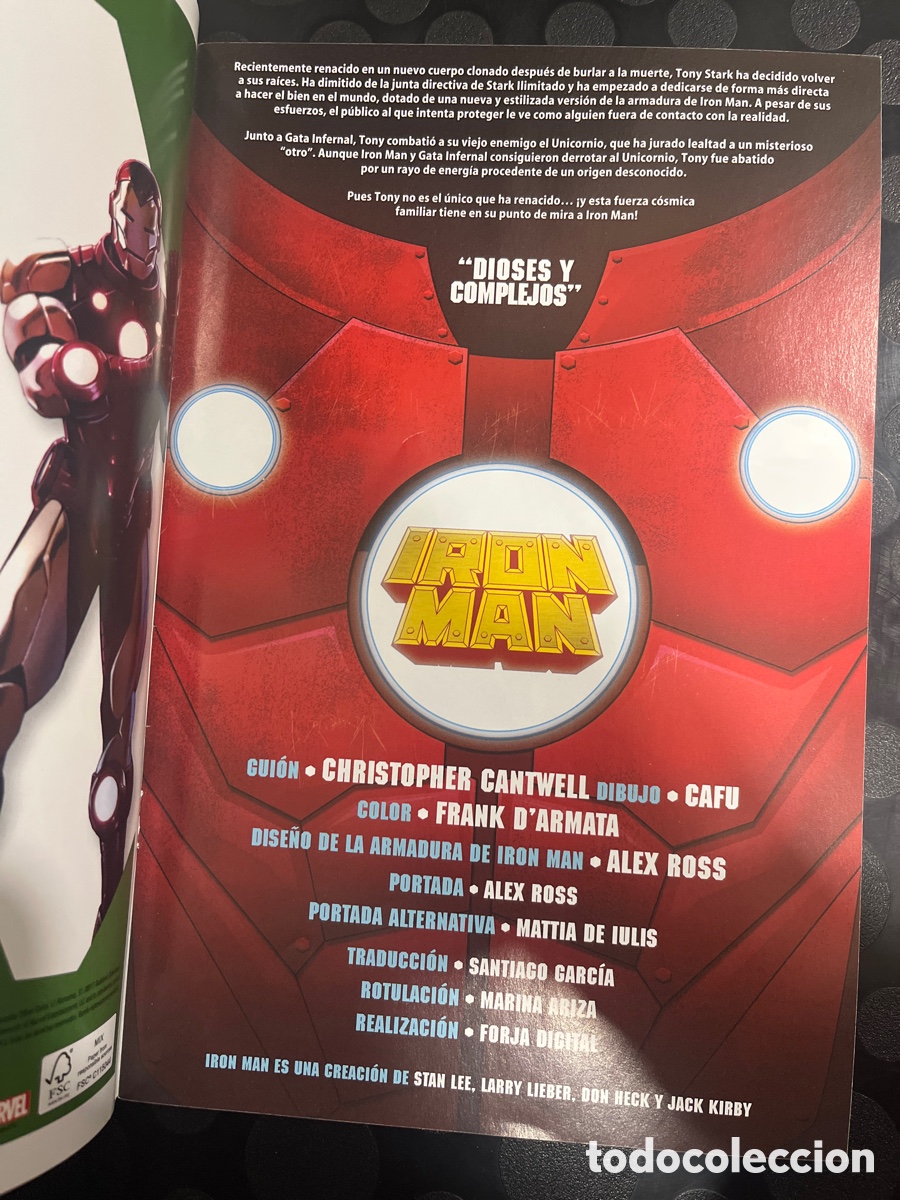 C&oacute;mics: IRON MAN VOL.2 N.121 / 2 DIOSES Y COMPLEJOS ( 2011/&hellip; ) - Foto 3