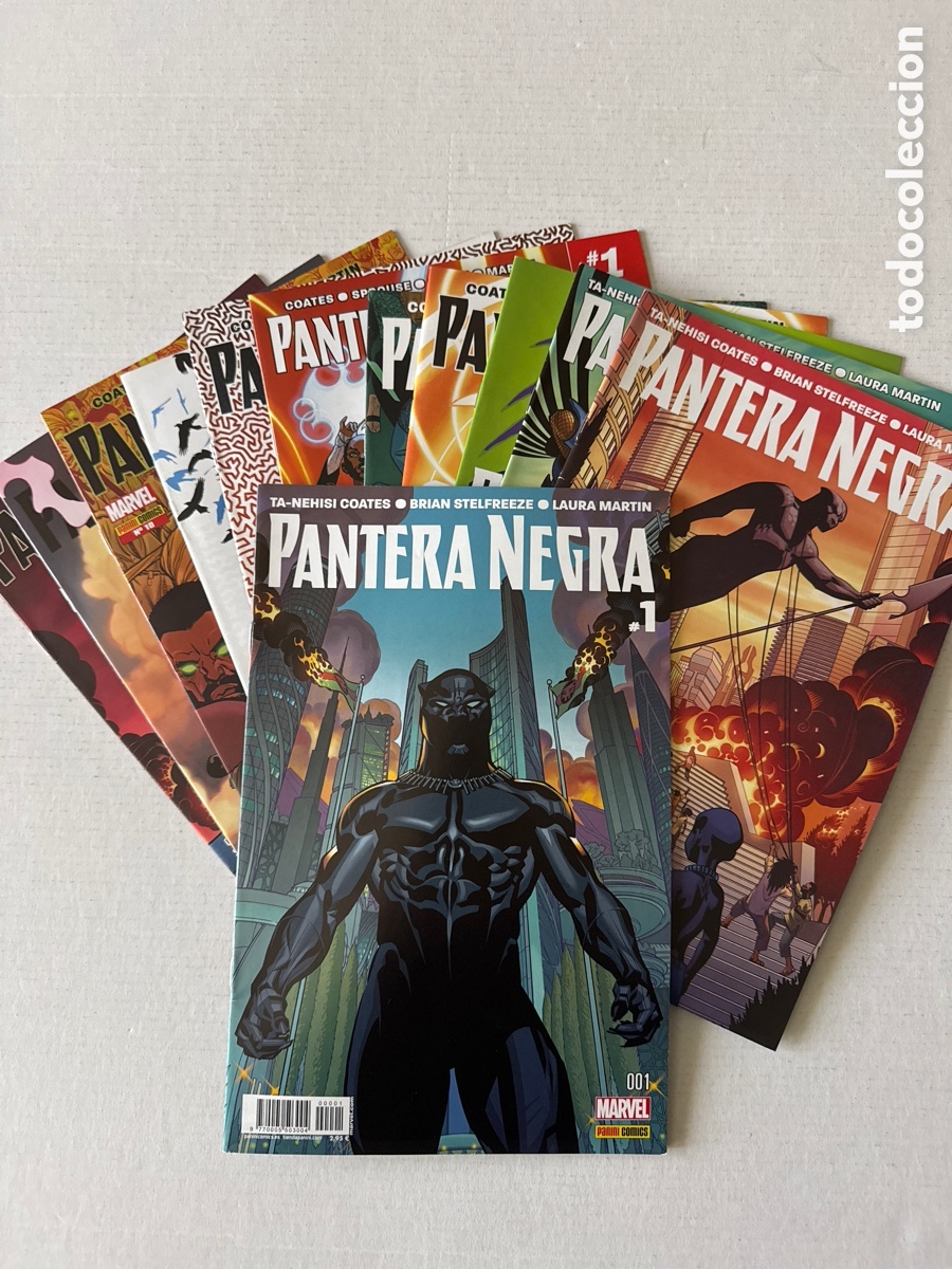 C&oacute;mics: LOTE PANTERA NEGRA 1 a 12 - Vol2 - PANINI - &laquo;estado impecable&raquo; - Foto 1