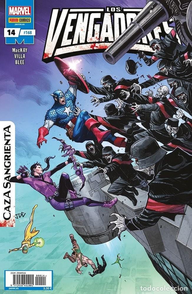 C&oacute;mics: LOS VENGADORES 14 - 168- PANINI- CAZA SANGRIENTA. - Foto 1