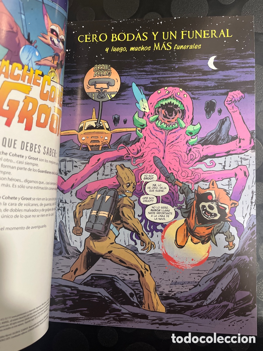 C&oacute;mics: MAPACHE COHETE N.24 & GROOT : CERO BODAS Y UN FUNERAL ( 2014/2018 ) - Foto 3