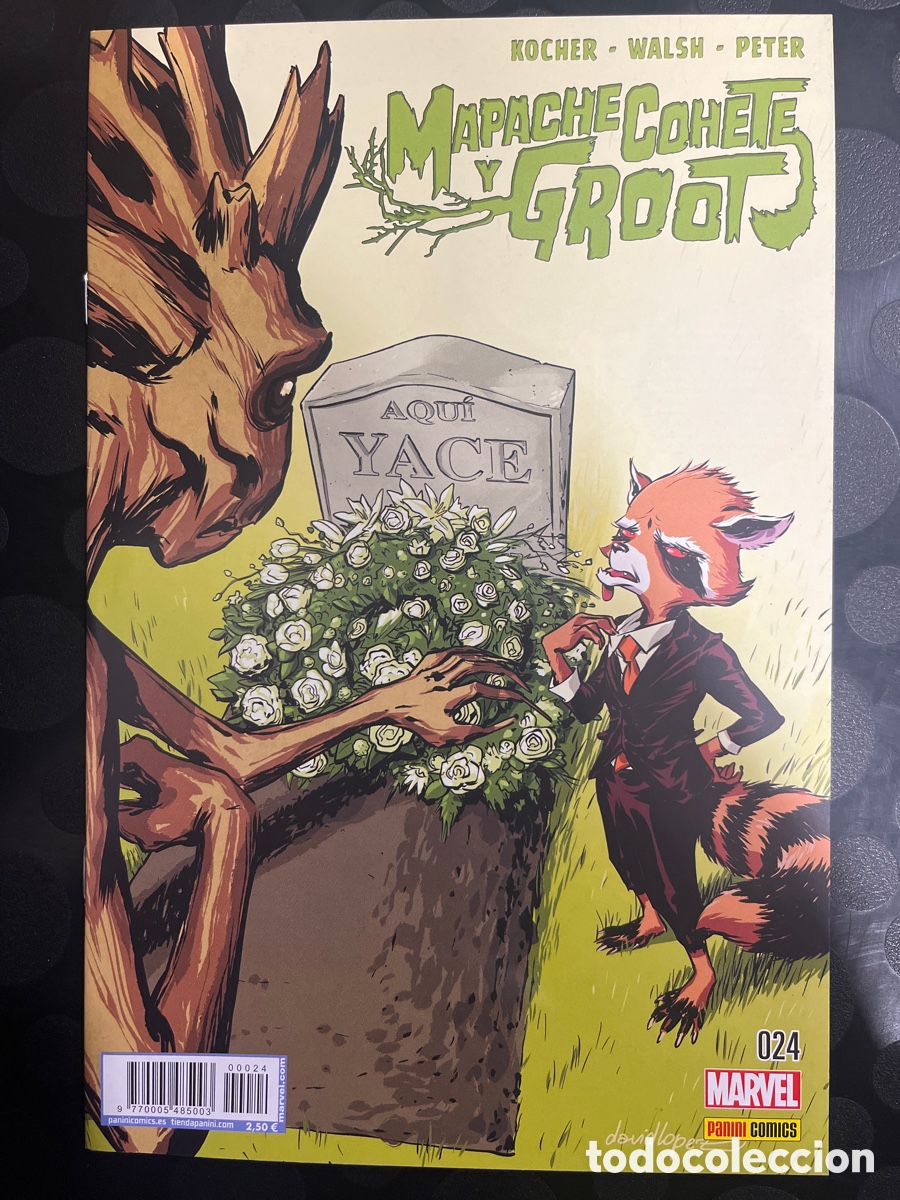 C&oacute;mics: MAPACHE COHETE N.24 & GROOT : CERO BODAS Y UN FUNERAL ( 2014/2018 ) - Foto 1