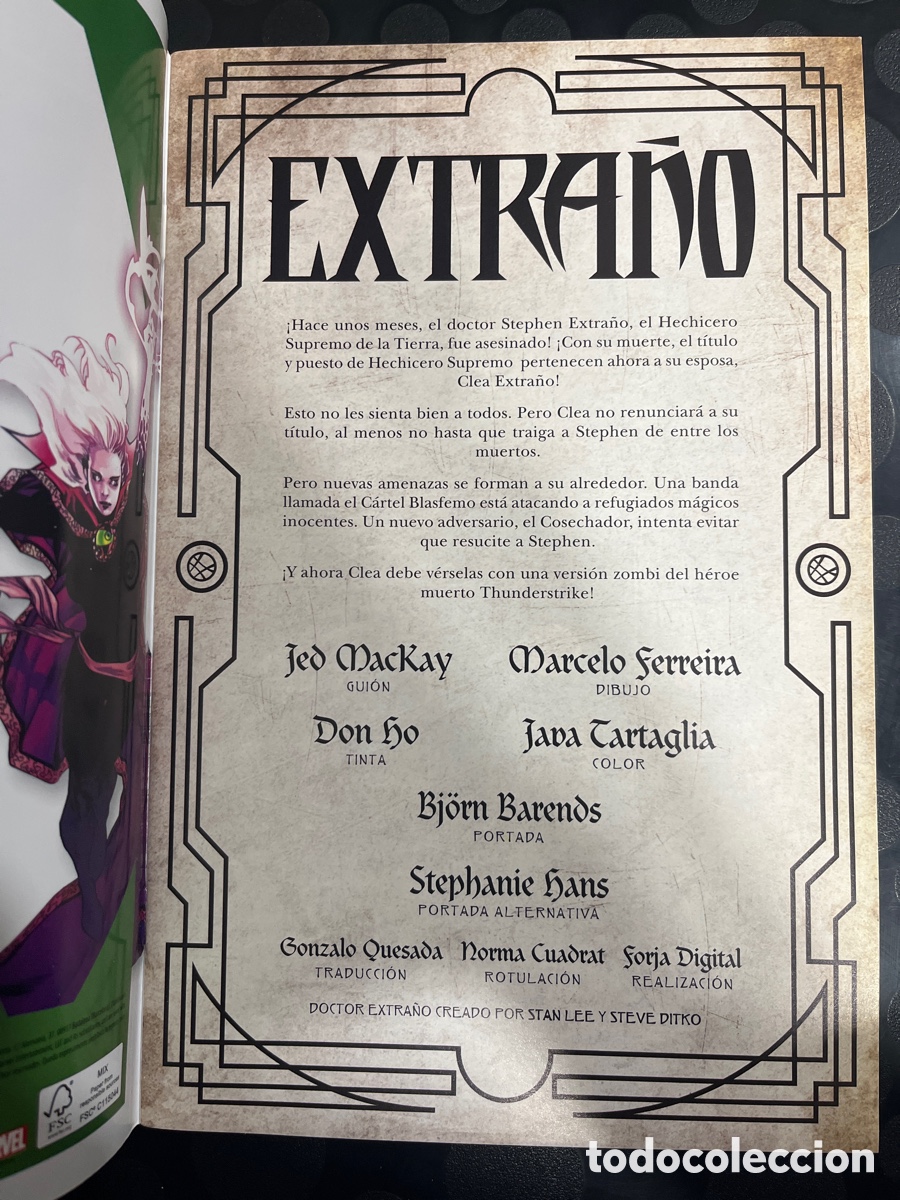 C&oacute;mics: DOCTOR EXTRA&Ntilde;O N.63 / 2 EL COSECHADOR ( 2016/&hellip; ) - Foto 3